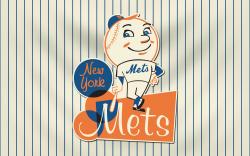 Retro Mets Wallpaper