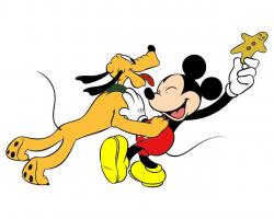 ... Mickey Mouse And Pluto ...