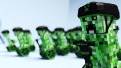 Segway Creeper Stunts - Minecraft Animation