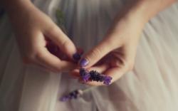 Mood Girl Lavender Flowers