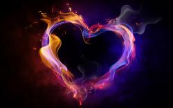 Wallpaper Tags: heart romantic love colorful pretty neon bright beauty