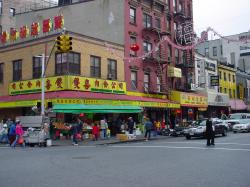 Lower Manhattan, the most widely known Chinatown in NYC.
