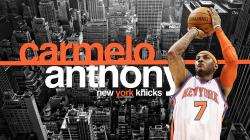 Carmelo Anthony New York Knicks Widescreen Wallpaper