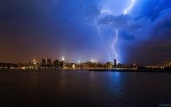 New York City Lightning Storm