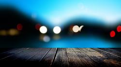 Endearing Best Hd Wallpaper: Special Wooden Bridge Deck in Night View Photography Blur Backgrounds River Wallpaper 1920x1080px