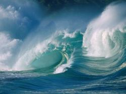 Waves have multiple “flows of water” that cause it to be the powerful force that they are. Some forces of water are being drawn in, and other waters are ...