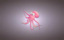 Octopus Pink Minimalist