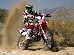 The Honda CRF450X is the premier western off-road machine. Dubach Racing let us test their version which basically put the stock bike on steroids.