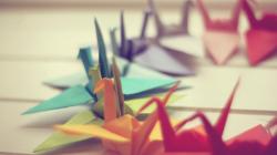 Colorful Origami Wallpaper