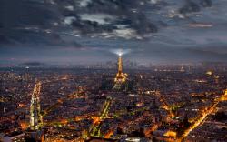 Paris at evening