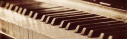 3840x1200 Wallpaper piano, music, background, style