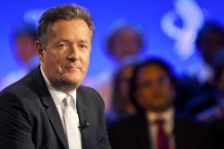Piers Morgan got props for "Shooting Straight" from luminaries like Barbara Walters. Photo: Getty Images