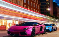 Pink Lamborghini City