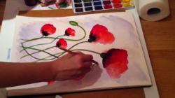 Poppy Spree - Week 2 Painting