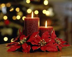 Pretty Christmas Candle Wallpaper 41080 1920x1200 px