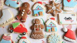 Cute Assorted Holiday Christmas Cookies Wallpaper picture