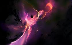 Purple space artwork