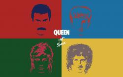 Queen Hot Space Music Poster
