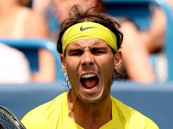MIAMI: Rafael Nadal began his bid to win the Sony Open for the first time with a routine 6-1 6-3 victory over Lleyton Hewitt in the second round in Miami.