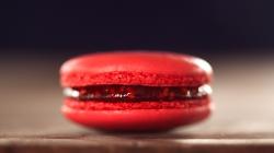 Red Macaron Cookie