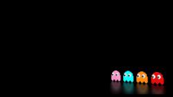 Reflective Wallpaper Reflective pacman ghosts