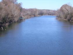 (2) Ouachita River looking downstream from bridge