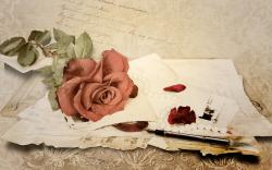 Rose love letter