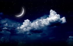 moonlight moon night nature landscape clouds stars sky g wallpaper background