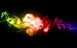 Smoke Wallpaper Hd Rainbow