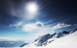 Sunny Snowy Mountains Sunny Snowy Mountains Wallpapers | HD Wallpapers