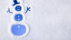 Funny Snowman Wallpaper