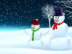 snowman-wallpaper-1600x1200