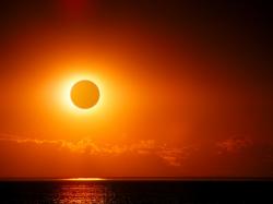 James JordanThis is not quite a total solar eclipse, but it's pretty close.
