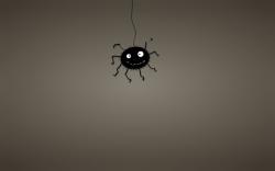 Spider Web Black Minimalism Art