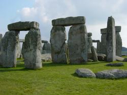 Closeup of Stonehenge