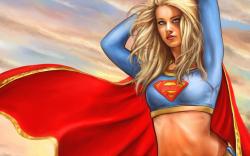 Supergirl Blonde Art