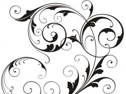 Black Swirl Design Stock Photo Tattoo