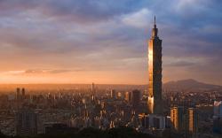Tower skyscraper Taipei 101