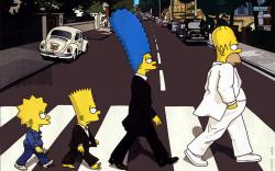 The Simpsons - Beatles wallpaper 1680x1050