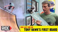 Tony Hawk's Final Ride On His Very First Skateboard