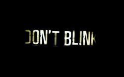 Typography Dont Blink