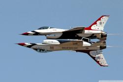 Download Usaf Thunderbirds F16 Fighting Falcons Free Wallpaper Download