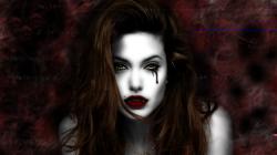 Dark - Vampire Angelina Jolie Wallpaper