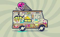 Van Ice Cream Art