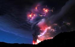 Volcano lightning HQ WALLPAPER - (#149412)