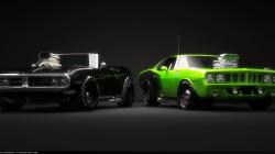 Black Green Car Wallpapers HD 3D-8929