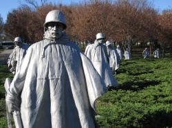 If the Vietnam Veterans Memorial is one of the most moving, the Korean War Veterans Memorial is perhaps the most haunting. With its guiding inscription “ ...