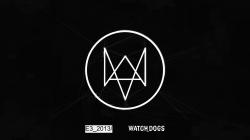 So the above image was a wallpaper that Ubisoft released from e3 for watchdogs. I always thought the watch-dogs logo was some fancy "W" or something, ...