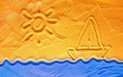 Water Sun Boat Sand