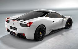 White Ferrari